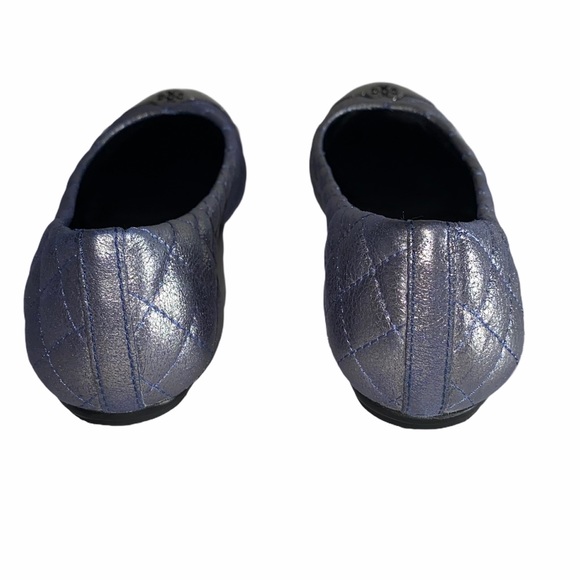 Tory Burch Kaitlin Quilted Captoe Flats size 6.5 - Picture 6 of 16